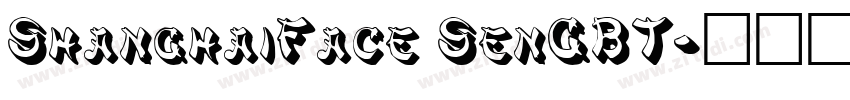 ShanghaiFace SenGBT字体转换 ShanghaiFace SenGBT字体转换